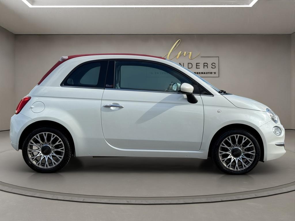 Fiat 500C 1.2 Star 2020 WIT PARELMOER | Cabrio | Navigatie |, Keurmerk '100% Onderhouden', Gebruikt, 4 cilinders, Cabriolet