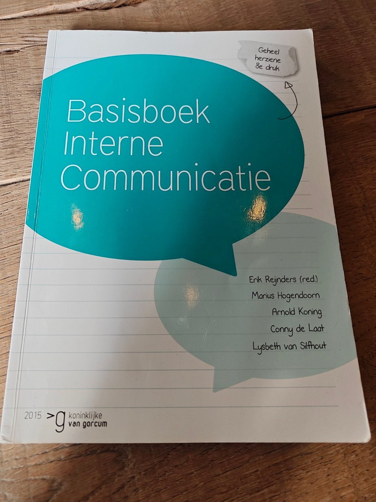 Basisboek Interne Communicatie - 8e herziene druk, Zo goed als nieuw, Gamma, HBO, Erik Reijnders (red.), Marius Hogendoorn