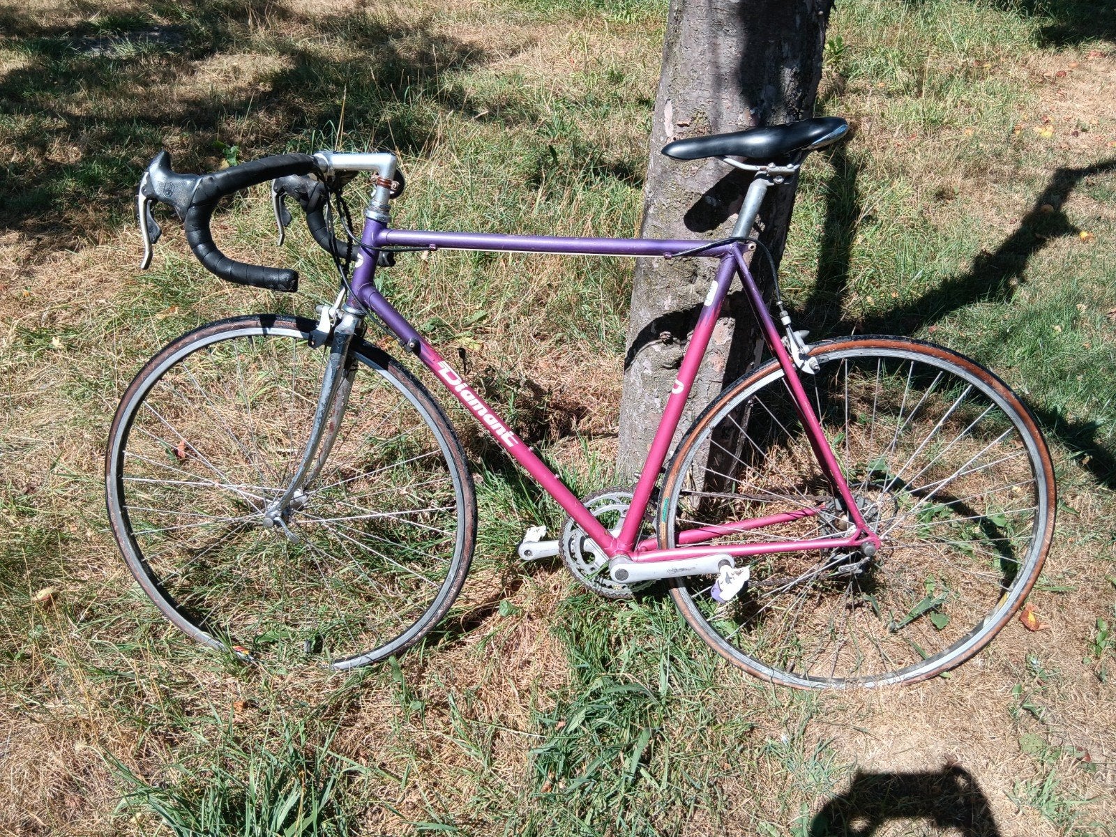 Vintage Diamant racefiets (57cm heren), Fietsen en Brommers, Fietsen | Racefietsen, Gebruikt, 26 inch, 57 tot 61 cm, Ophalen