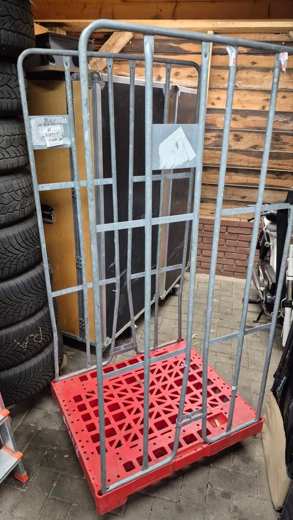 Rolcontainer met 2 rekken, 100 liter of meer, Ophalen, Gebruikt, Overige typen