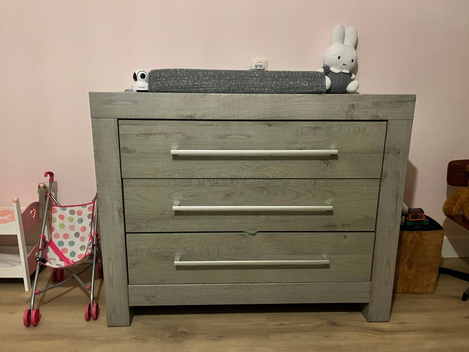 Interbaby Commode met aankleedkussen en sloop, Ophalen, Gebruikt, 50 tot 70 cm, 75 tot 100 cm