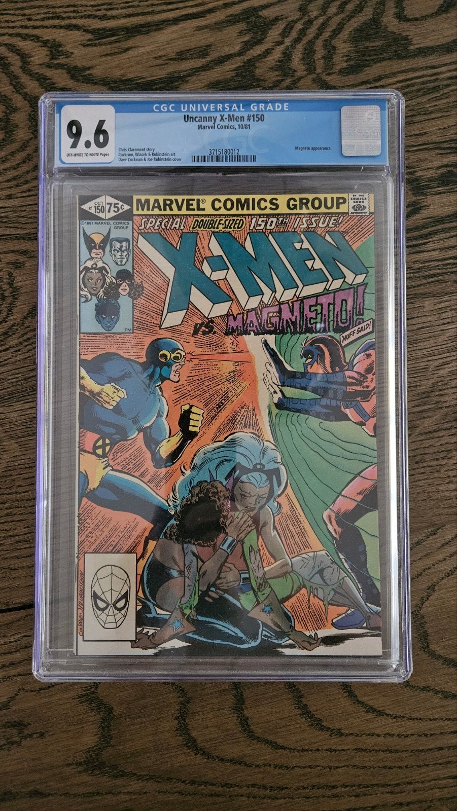 Uncanny X-Men #150 CGC 9.6, Eén comic, Amerika, Chris Claremont, Ophalen of Verzenden