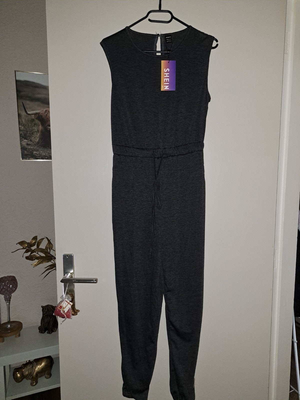 Shein Jumpsuit Grijs Maat S Nieuw, Verzenden, Nieuw, SHEIN, Maat 36 (S)