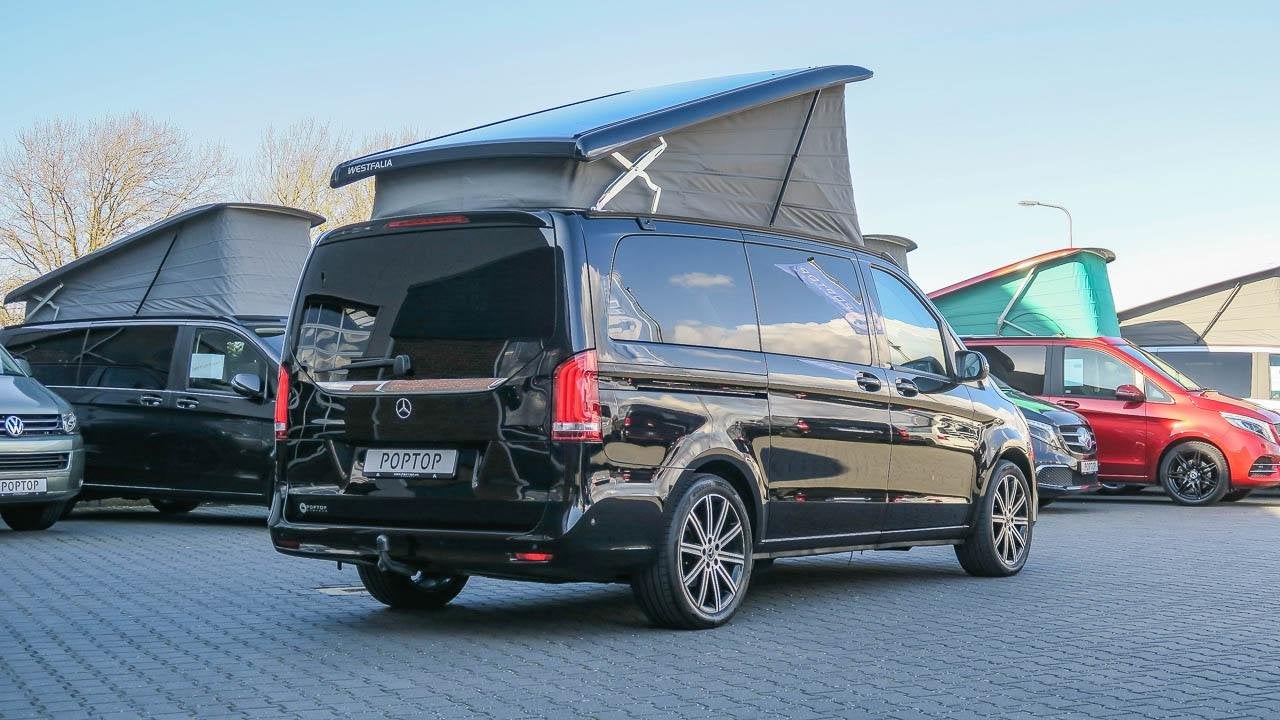 Mercedes V300 Marco Polo Westfalia 4-Matic (4WD) Mbux, Automaat, Buscamper of Camperbus, Mercedes-Benz, Bedrijf
