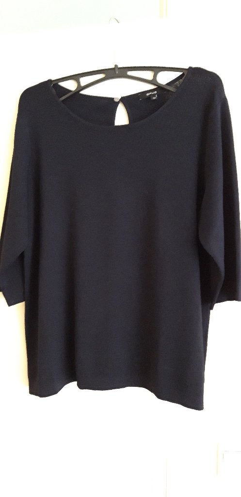 truitje in maat 40 met ronde hals donkerblauw van Opus, Maat 38/40 (M), Blauw, Ophalen of Verzenden, Zo goed als nieuw