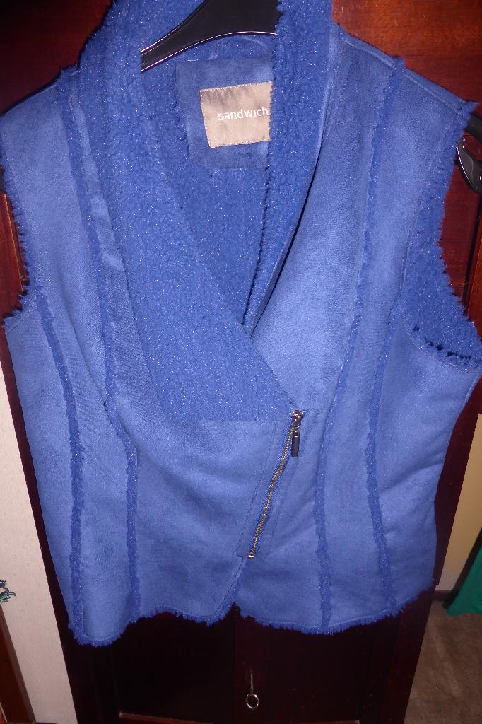 Bodywarmer SANDWICH, Kleding | Dames, Bodywarmers, Zo goed als nieuw, Maat 42/44 (L), Blauw, Ophalen of Verzenden