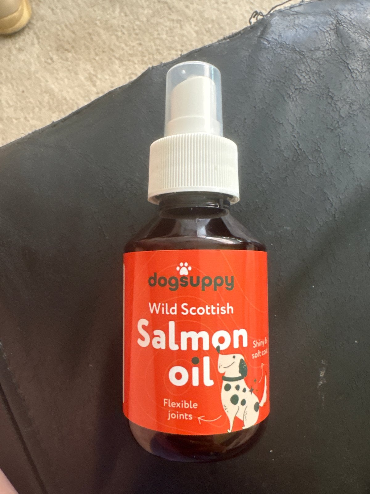 Spray flesje Zalm olie voor de hond (ongebruikt), Dieren en Toebehoren, Dierenvoeding, Ophalen of Verzenden, Hond