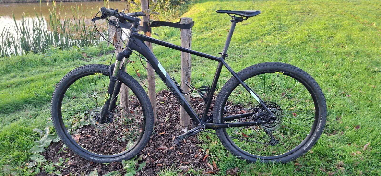 Cube Analog mountainbike zwart maat L, Gebruikt, Vering, 10 tot 15 versnellingen, Overige maten
