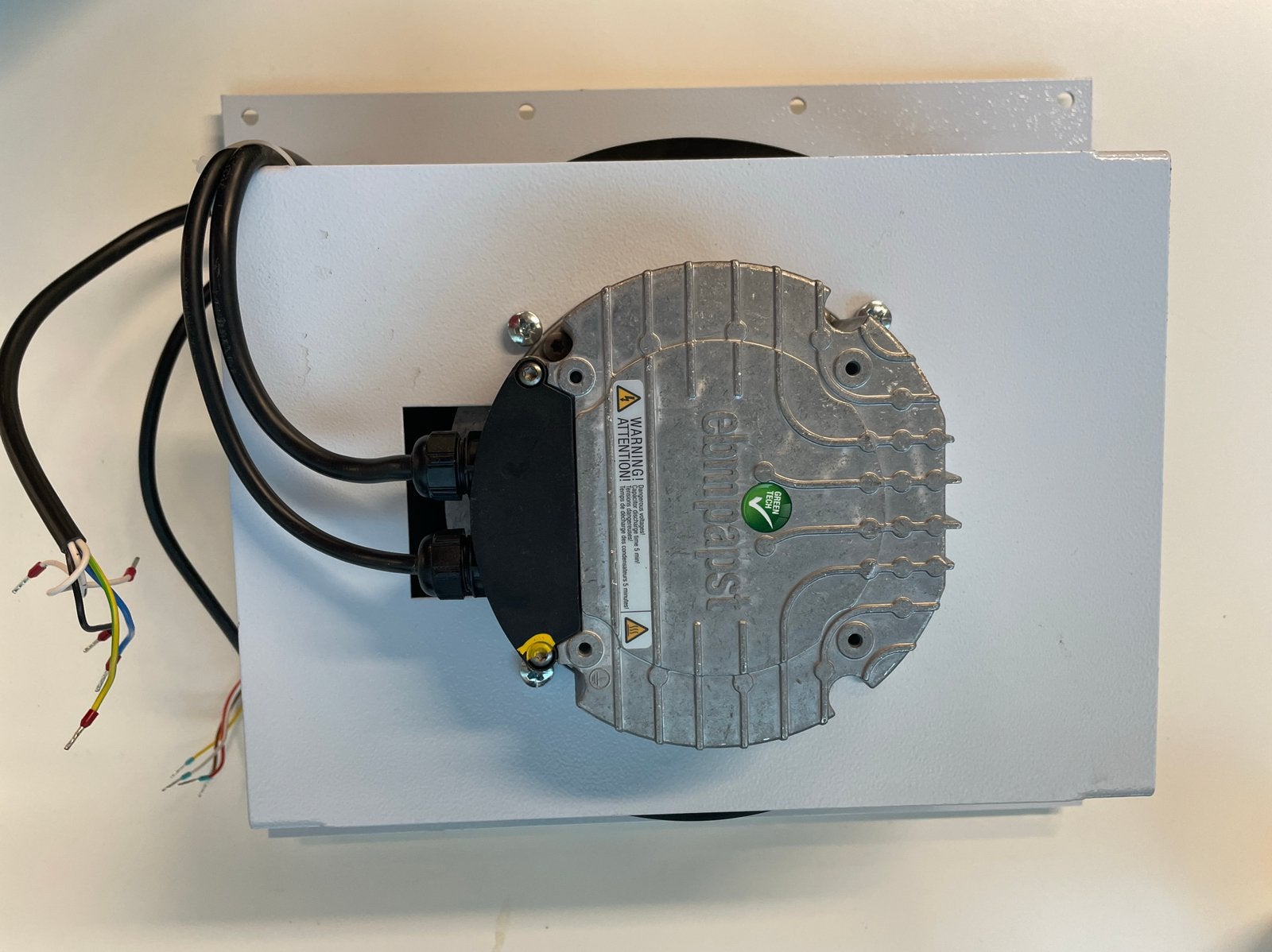 EBM-Papst ventilator cetrifugaalventilator + toerenregeling, Ophalen of Verzenden, Zo goed als nieuw, Ventilator