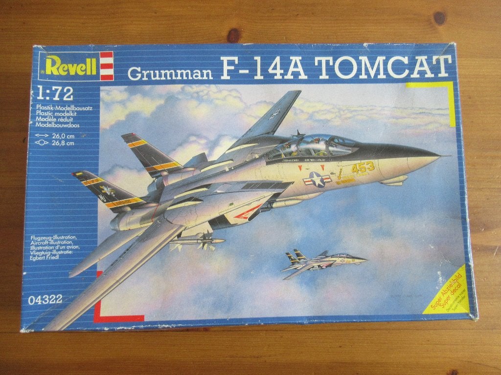 F-14A Tomcat  (Revell 1/72), 1:72 tot 1:144, Gebruikt, Revell, Ophalen of Verzenden