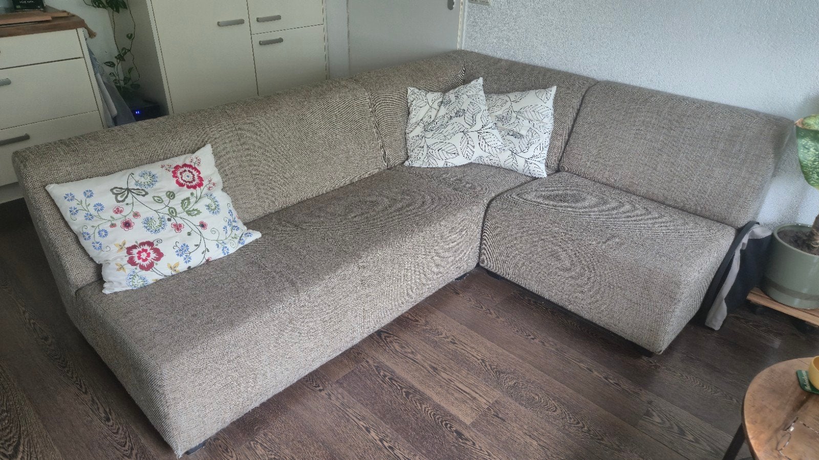 Stoffen hoekbank, Ophalen, Modern, Comfortabel, Gebruikt, Hoekbank