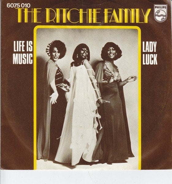 The Ritchie Family - Life is Music (Single), Gebruikt, 7 inch, Pop, Fotohoes