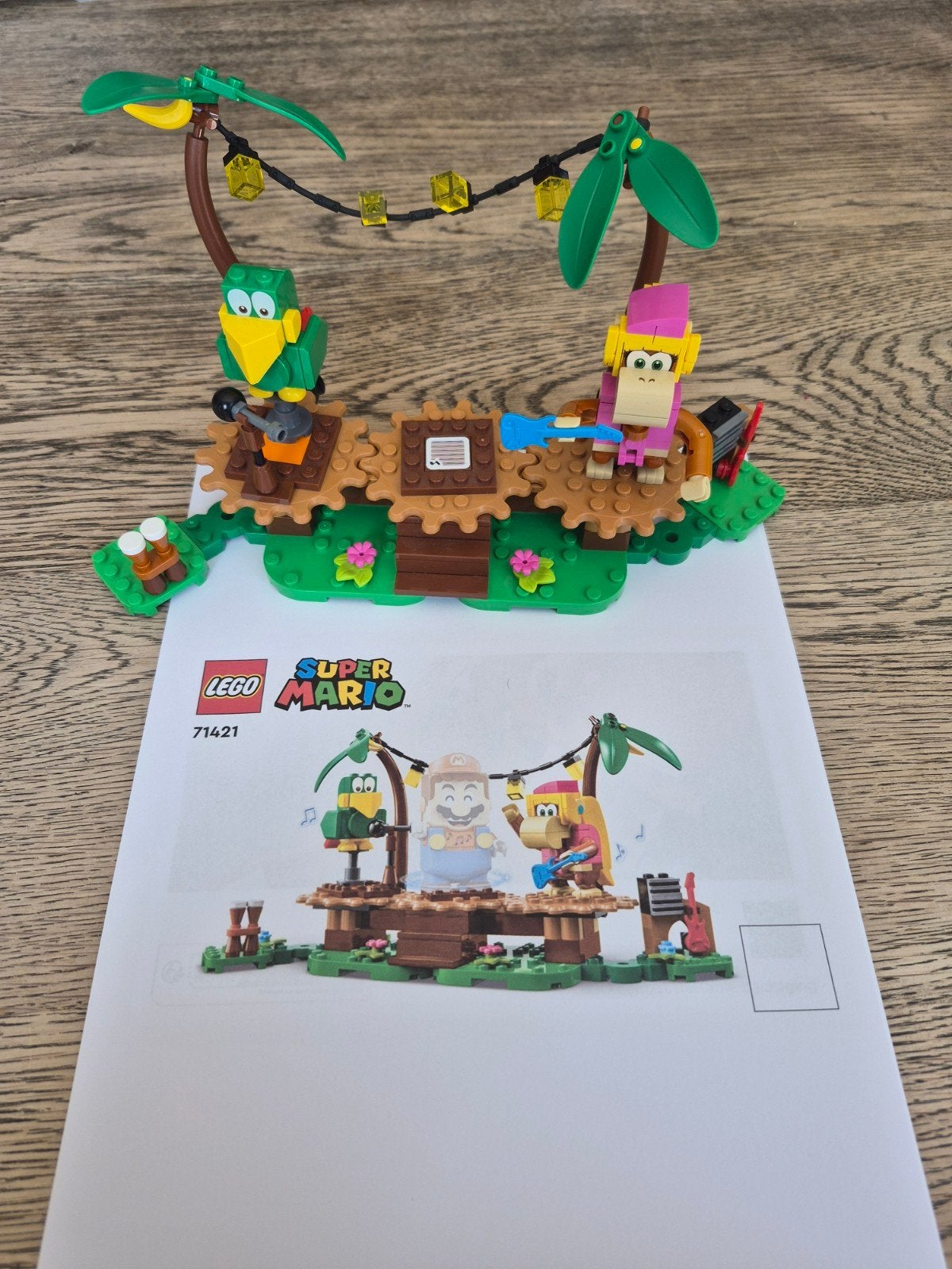 LEGO Super Mario 71421 Dixie Kong's Jungleshow - Compleet, Lego, Ophalen of Verzenden, Zo goed als nieuw, Compleet