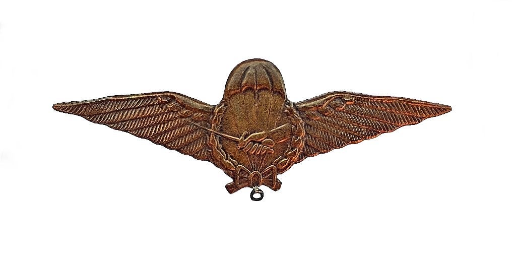 KNIL SOP Para KST Java Uniform Wing KCT Medaille, Ophalen of Verzenden, Landmacht, Azië, Embleem of Badge