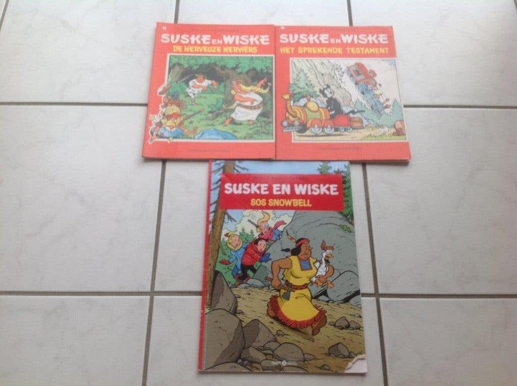 3 x Suske en Wiske nr 69, 119, en SOS Snowbe, Willy Vandersteen, Ophalen of Verzenden, Zo goed als nieuw, Meerdere stripboeken