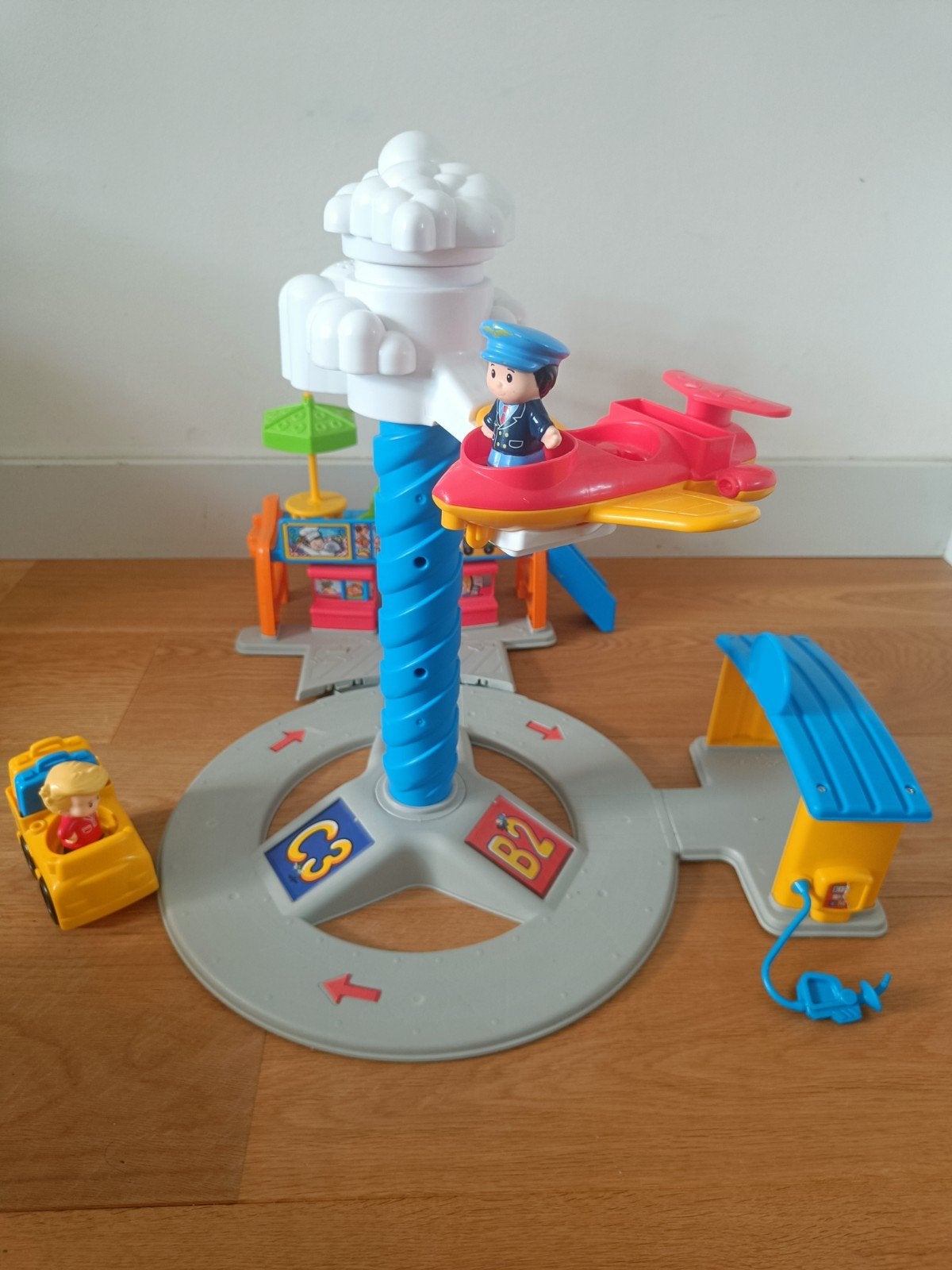 Fisher-Price Little People Vliegveld Speelset, Ophalen, Gebruikt, Overige typen