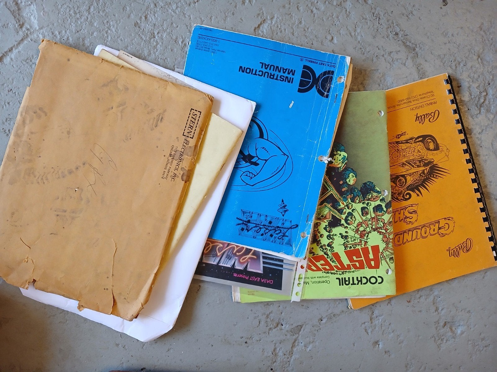 diverse manuals, Verzamelen, Automaten | Flipperkasten, Ophalen of Verzenden, Gebruikt, Overige typen, Overige merken