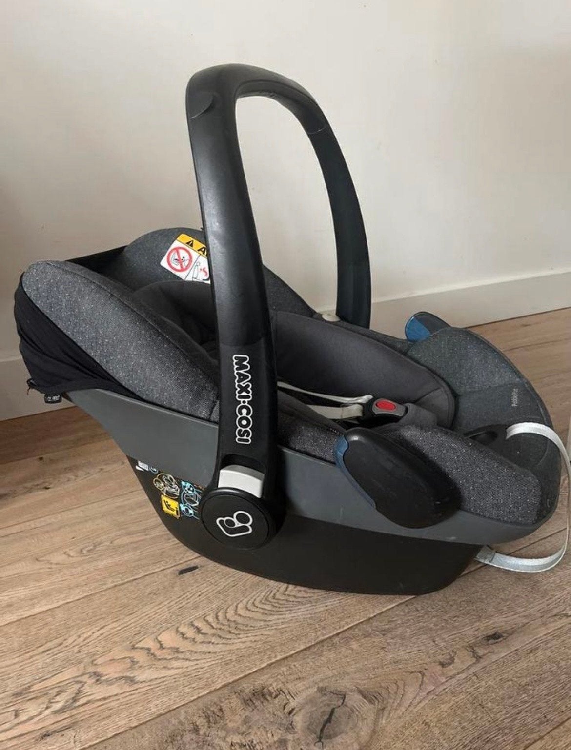 Maxi-Cosi Pebble Plus autostoeltje, Ophalen, Autogordel of Isofix, Gebruikt, Zijbescherming