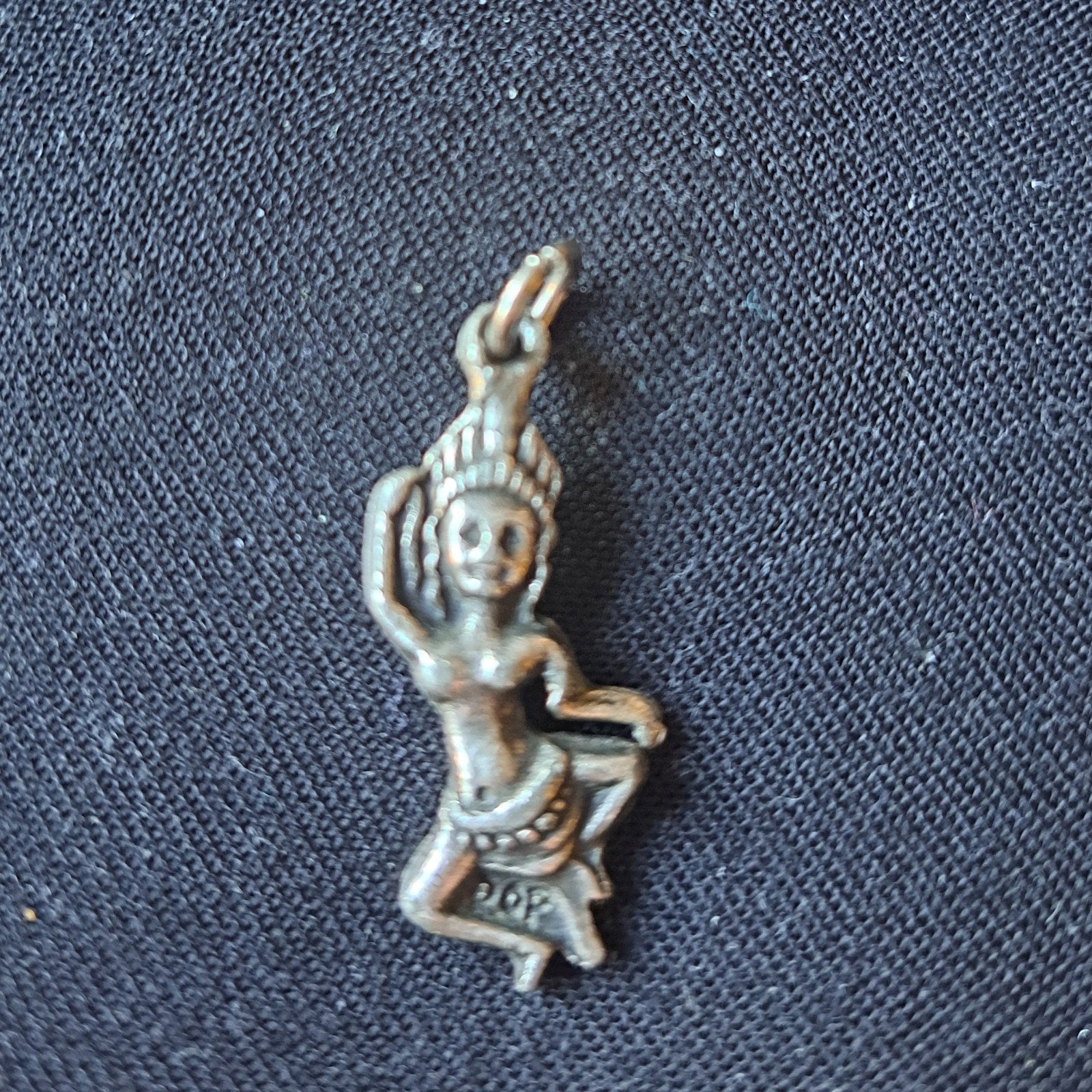 Siamese tempeldanser bedel, Ophalen of Verzenden, Zilver, Overige merken