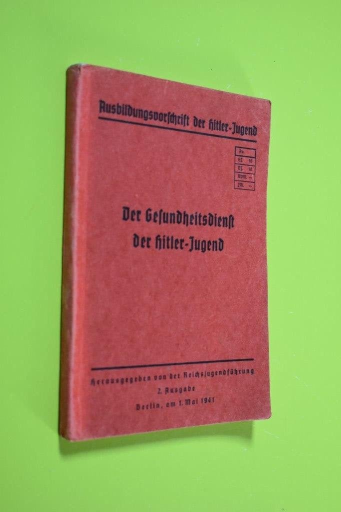 Der Gesundheitsdienst der Hitler-Jugend- 1941, Ophalen of Verzenden, Overige soorten, Duitsland, Boek of Tijdschrift