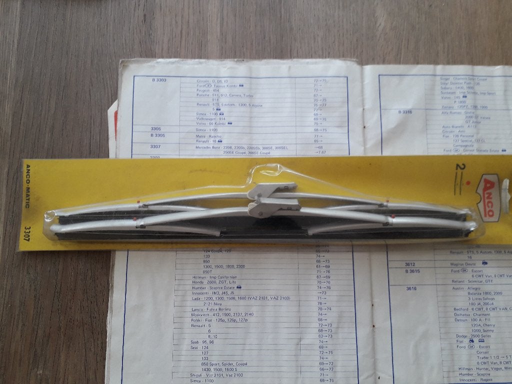 Mercedes 220/300 serie ruitenwissers (grijs) tot bjr. 1968, Auto-onderdelen, Ophalen of Verzenden, Nieuw, Mercedes-Benz