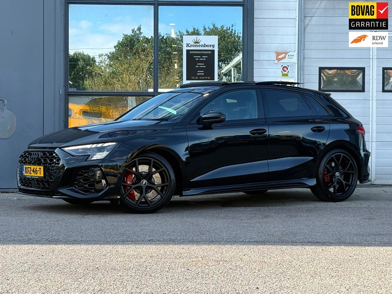 Audi A3 Sportback 2.5 TFSI RS 3 quattro| PANO|B&O| HUD, Auto's, Automaat, Gebruikt, RS3, Zwart