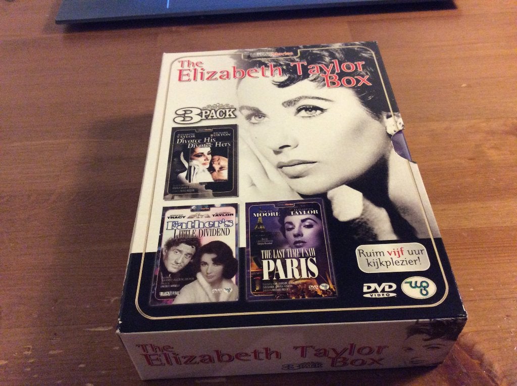 the Elizabeth Taylor Box, 3 films op dvd, Alle leeftijden, Ophalen of Verzenden, Gebruikt