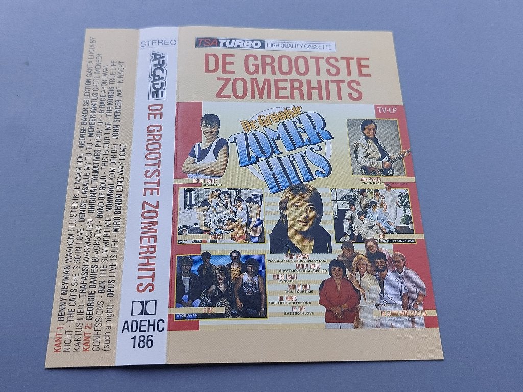 DE GROOTSTE ZOMERHITS (MC), Ophalen of Verzenden, Zo goed als nieuw, Origineel, 1 bandje