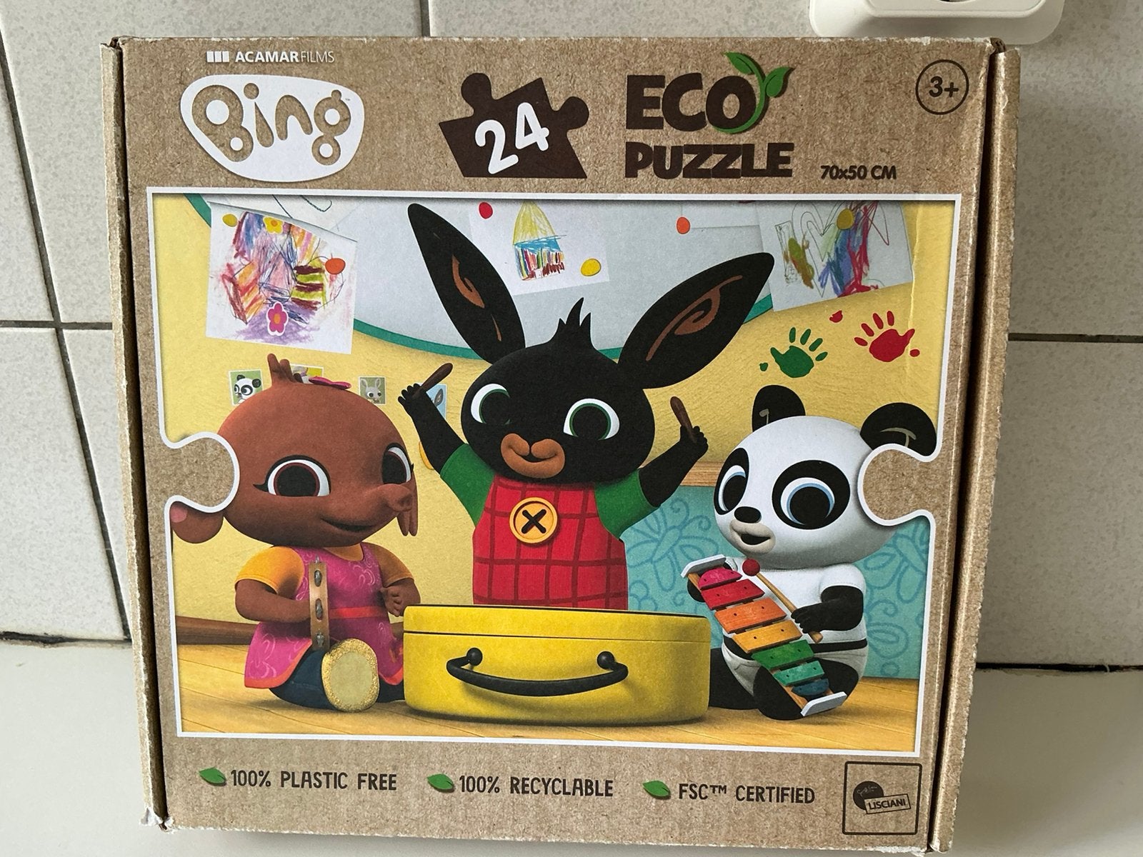 Bing Puzzel 24 stuks Grote Stukjes nog NIEUW, Ophalen, 10 tot 50 stukjes, Nieuw, 2 tot 4 jaar