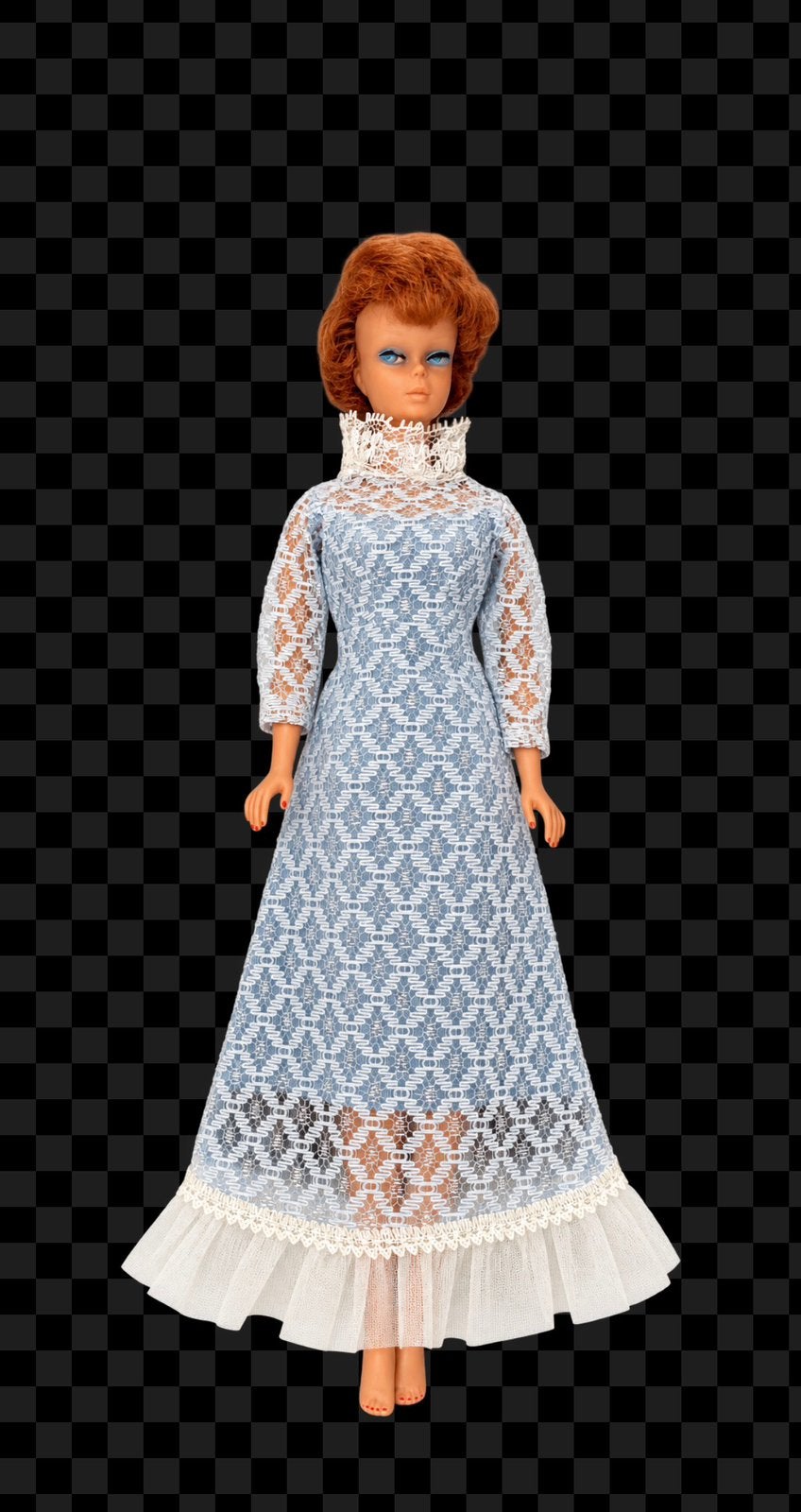 Vintage Titiaan BubbleCut Barbie (ca. 1962–1963), Verzamelen, Poppen, Ophalen of Verzenden, Zo goed als nieuw, Pop