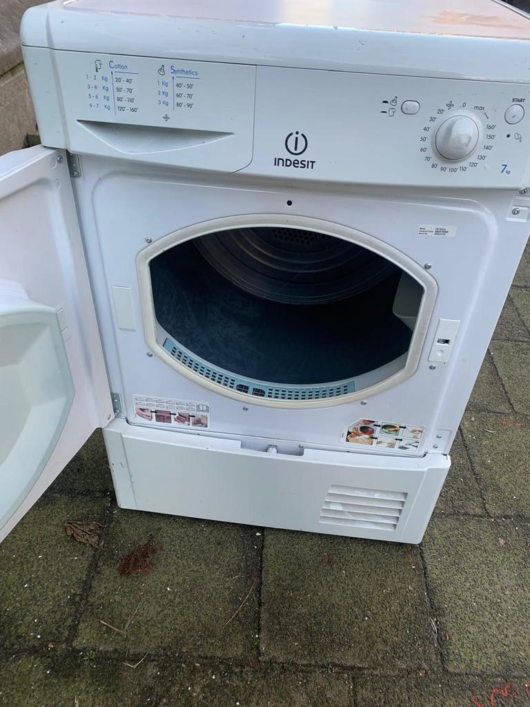 Wasdroger te koop, 6 tot 8 kg, Luchtafvoer, Ophalen of Verzenden, Zo goed als nieuw
