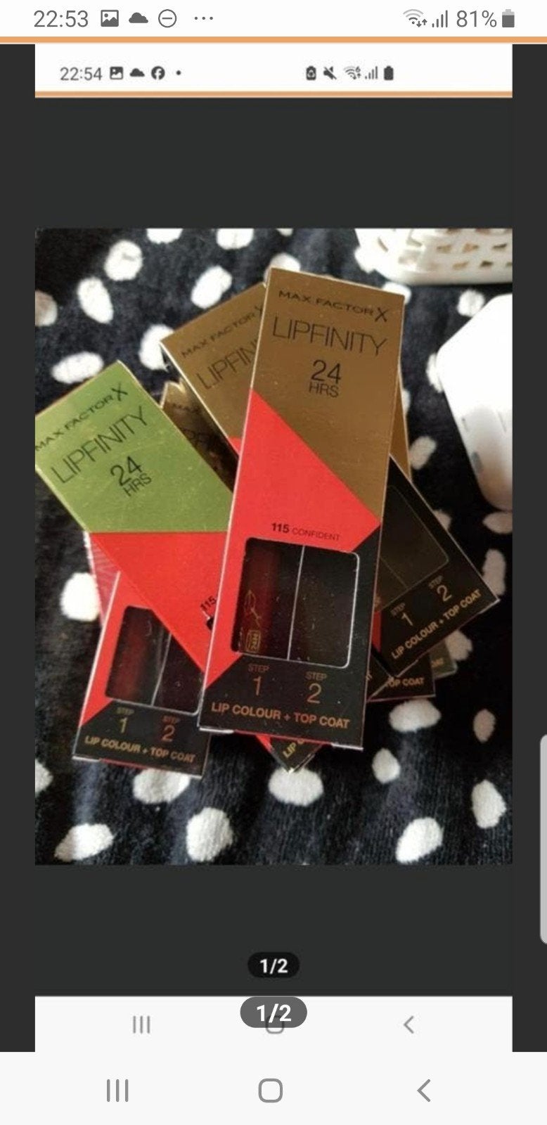 10stuks maxfactor lipfinity zonder topcoat nr 115, Verzenden, Nieuw, Lippen