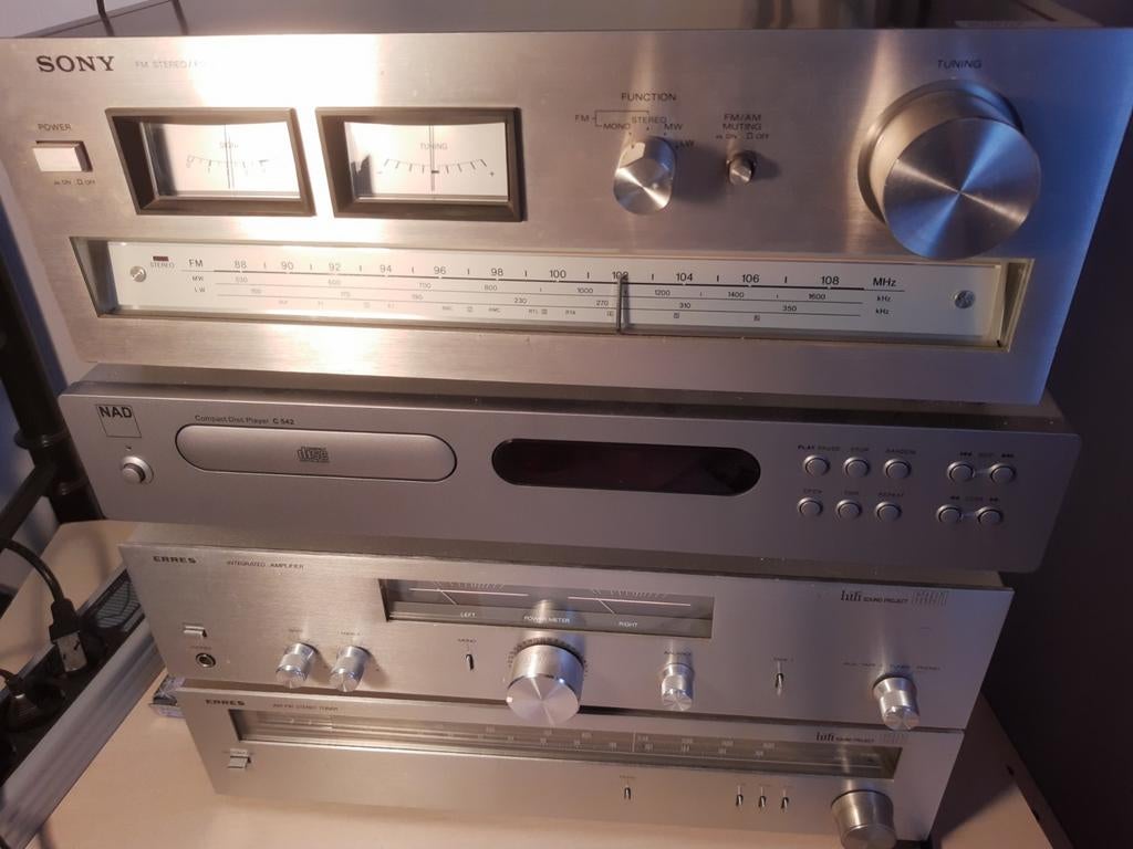 Sony ST-A3L Tuner - Vintage 1978 - Serie 500039 geen pioneer, Ophalen of Verzenden, Gebruikt, Analoog