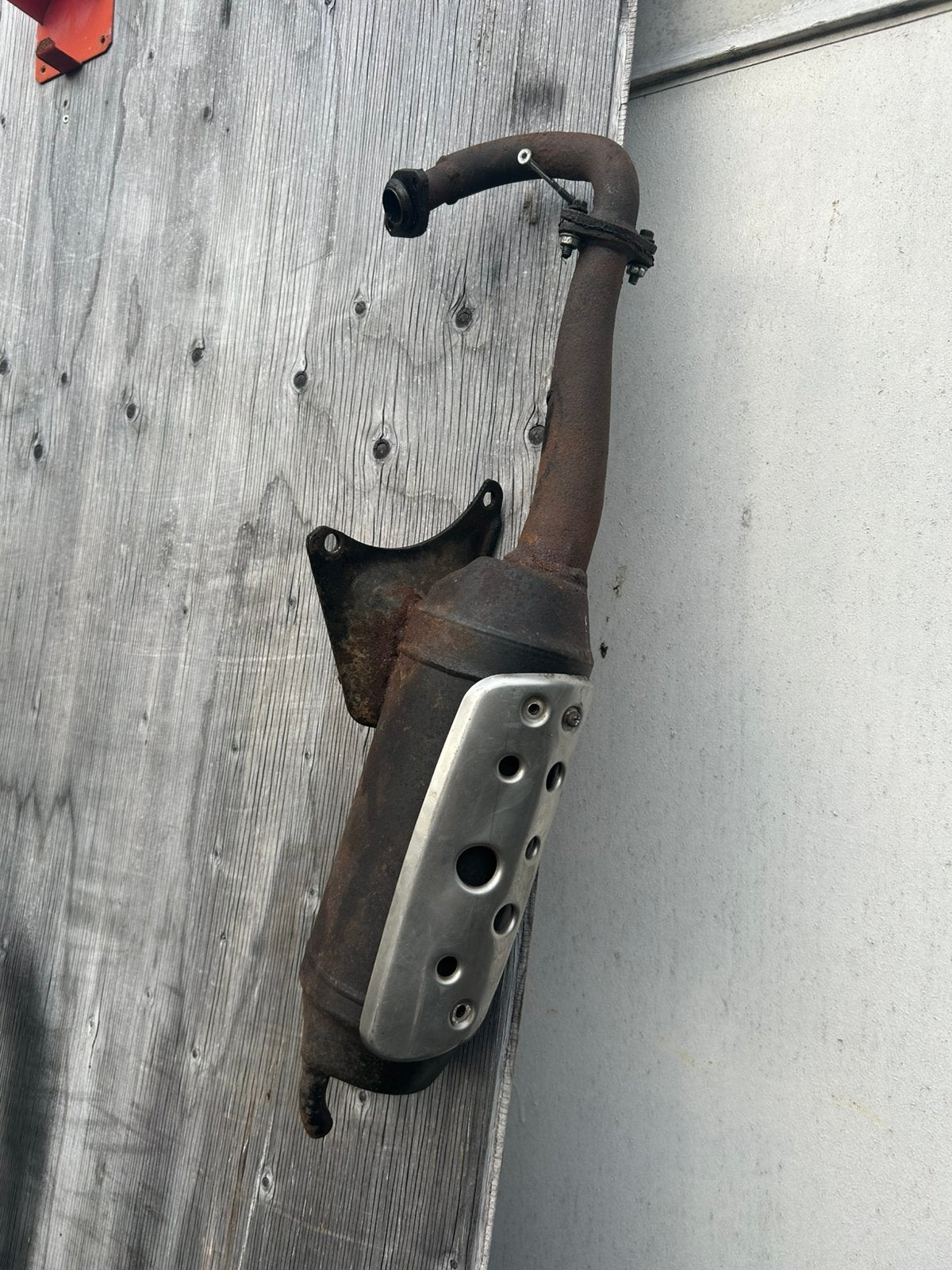Originele piaggio 2takt uitlaat, Ophalen of Verzenden, Zo goed als nieuw, Uitlaat, Piaggio
