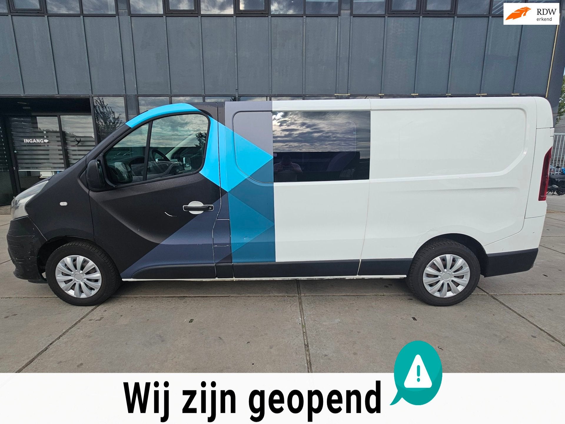 Renault Trafic 1.6 dCi T29 L2H1 Comfort - Airco - Dubbele Ca, Voorwielaandrijving, Gebruikt, Renault, Wit