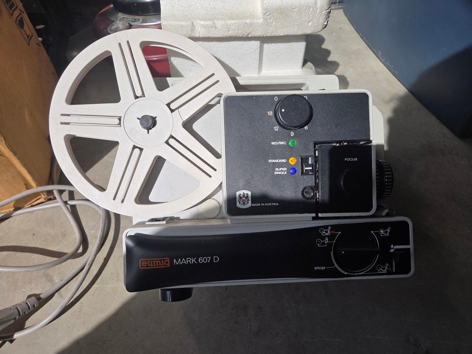Eumig Mark 607 D Super 8 Filmprojector - Vintage, Ophalen