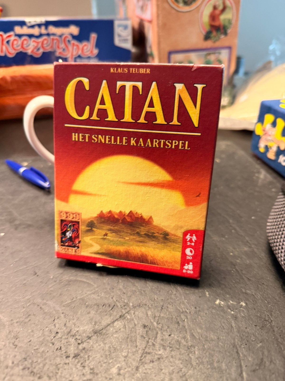 Catan het sbelle kaartspel nieuwstaat, Ophalen of Verzenden, Zo goed als nieuw