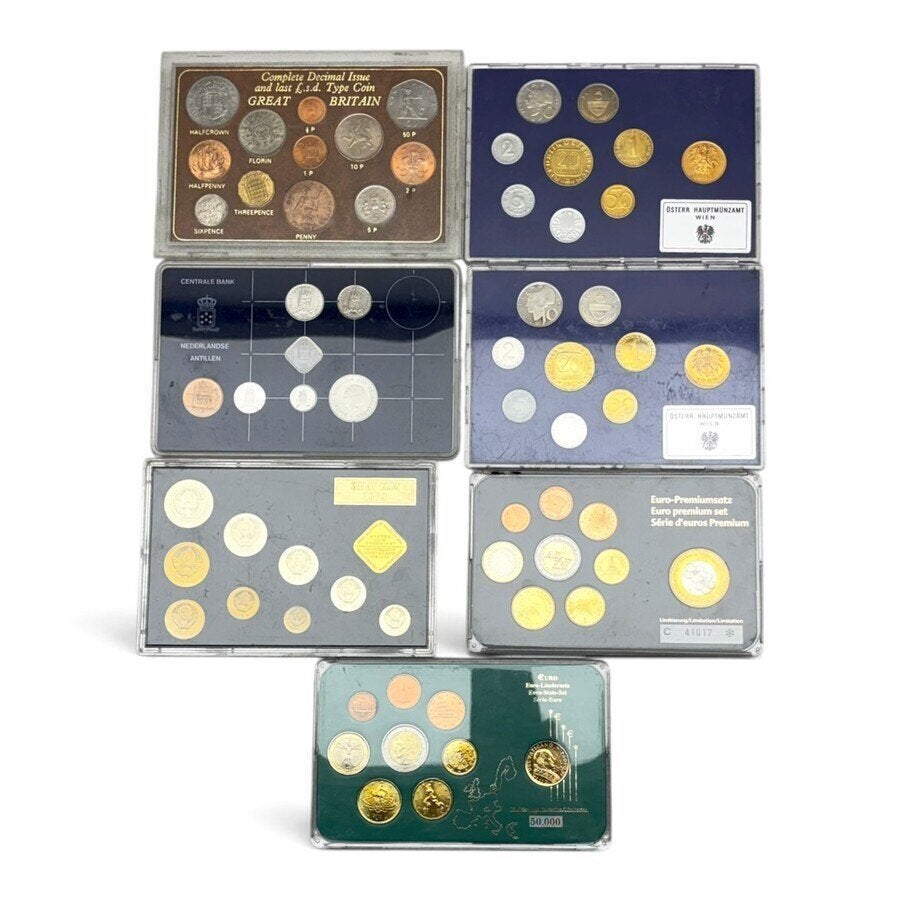 Lot diverse muntsets, Ophalen of Verzenden, Buitenland, Munten