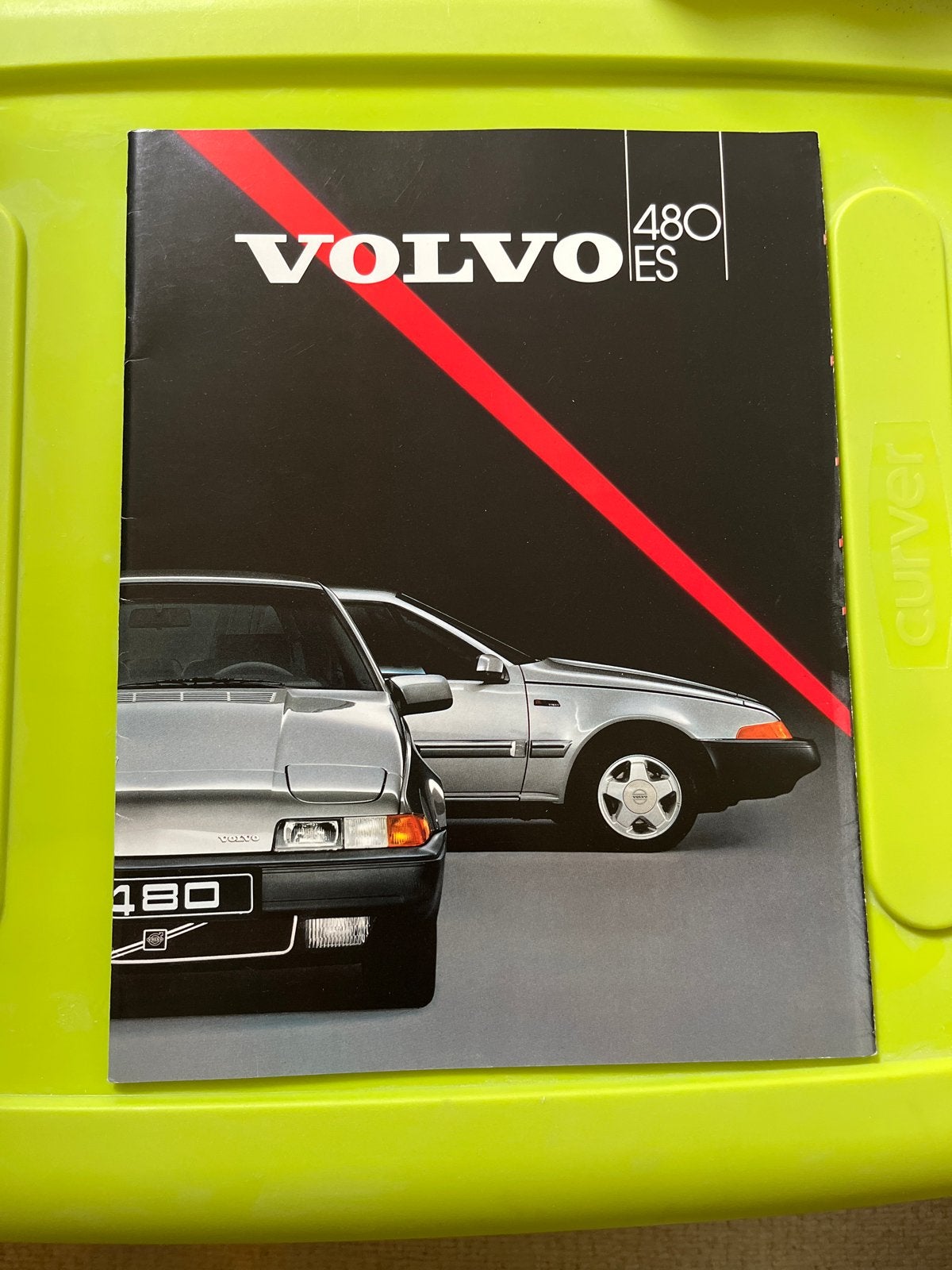 Volvo 480 ES brochure - Origineel uit 1987, Ophalen of Verzenden, Zo goed als nieuw, Volvo