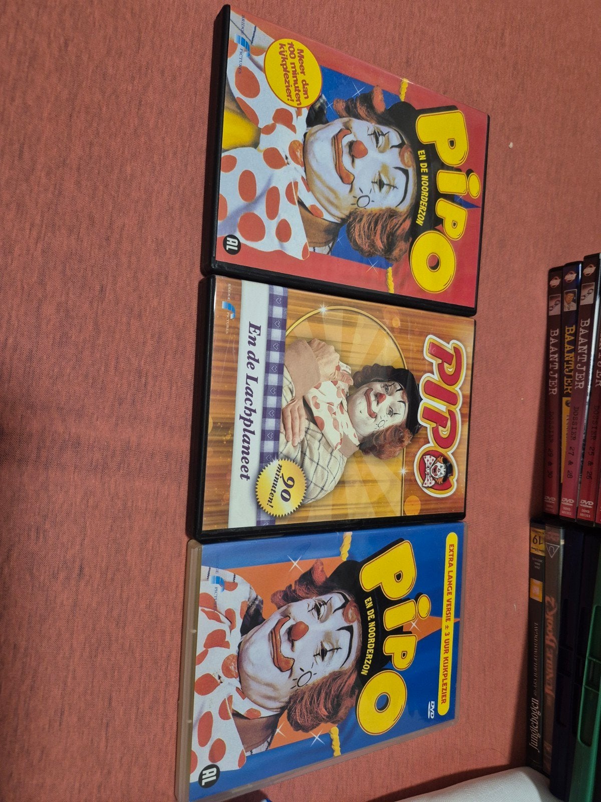 Pipo de Clown DVD Collectie - 3 films, Gebruikt, Verzamelbox, Alle leeftijden, Familie