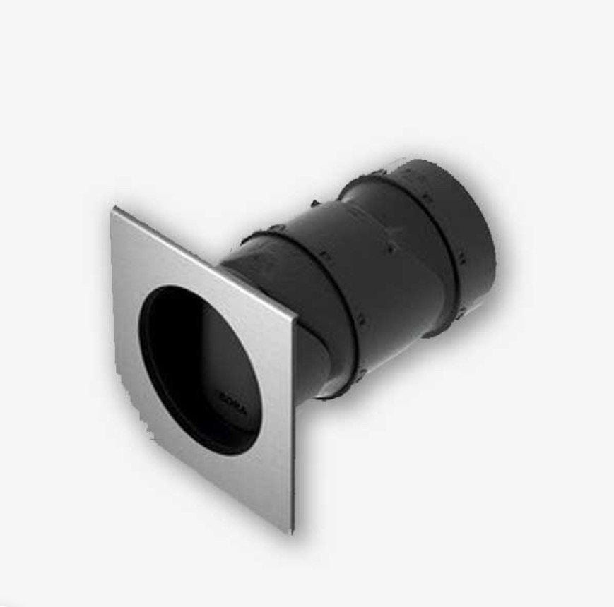 BORA Ecotube UEBR 3Box Rond muurrooster, Ophalen of Verzenden, Nieuw, Overige typen