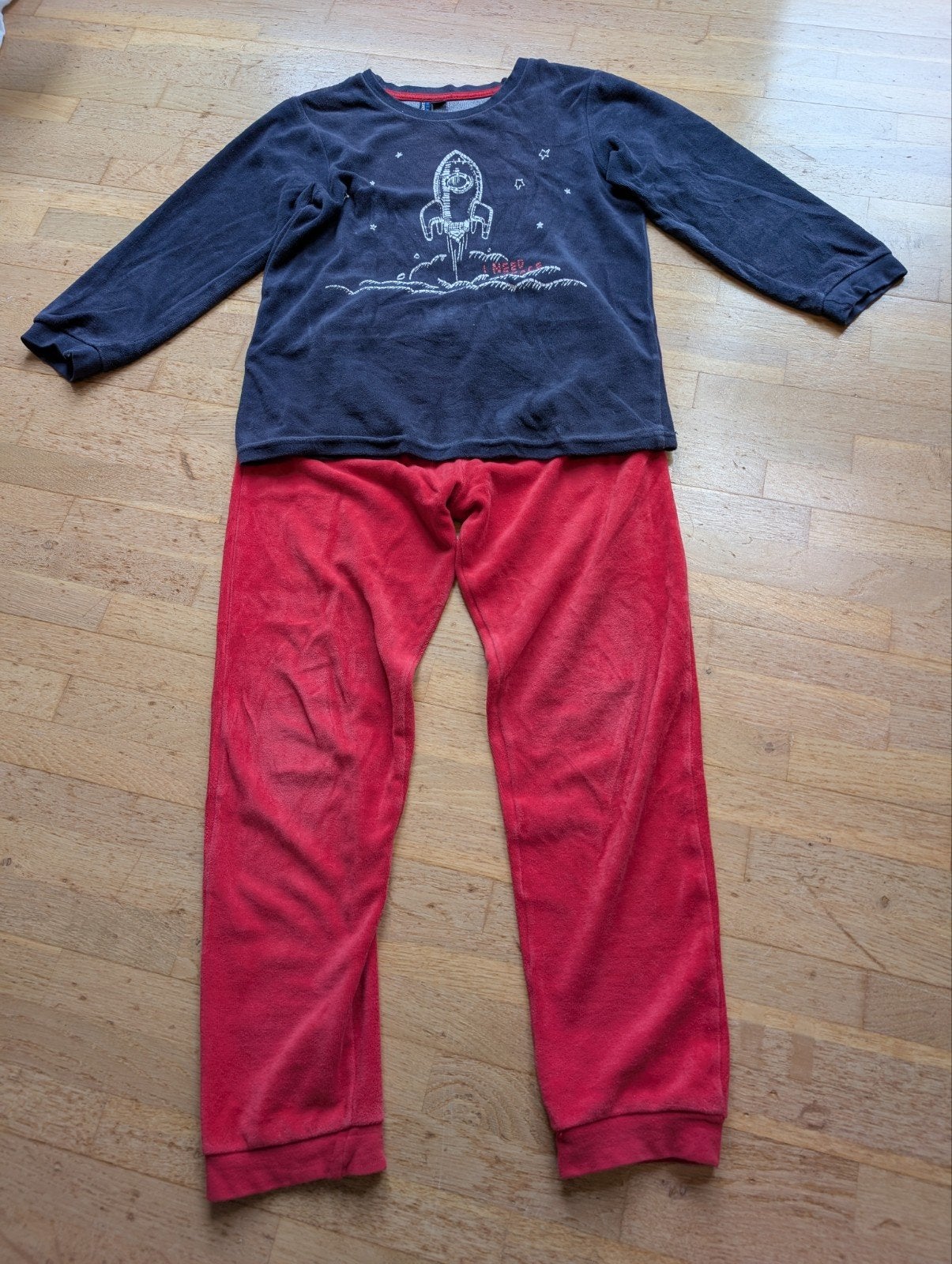 Winter pyjama  - Maat 128/134, Ophalen of Verzenden, Gebruikt, Maat 128