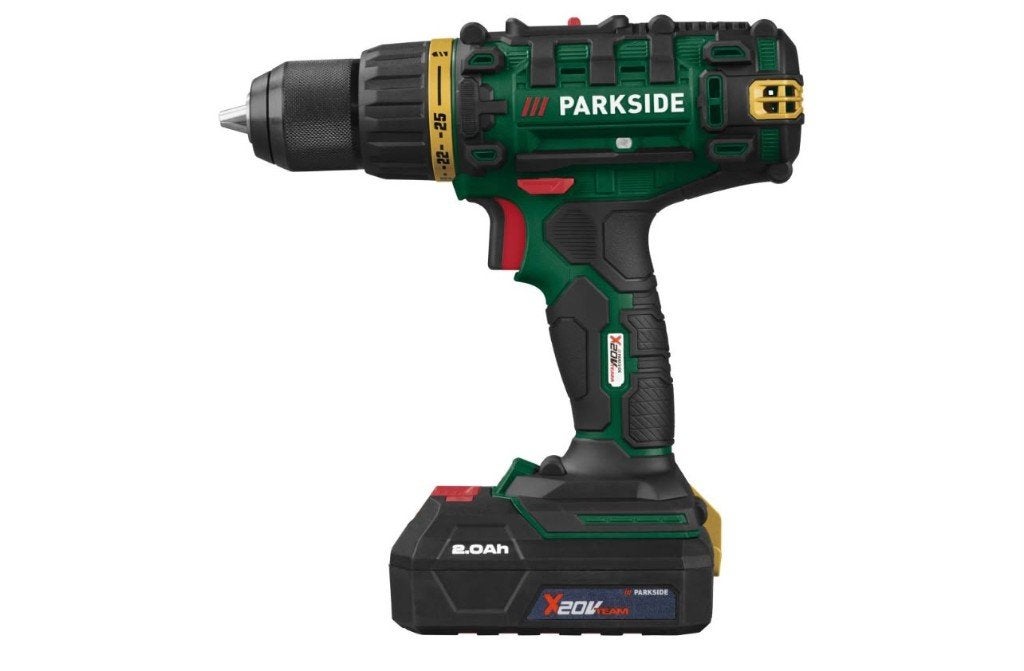 Foto 3 van Nieuw Parkside Accu Boor-/Schroefmachine met Accessoires