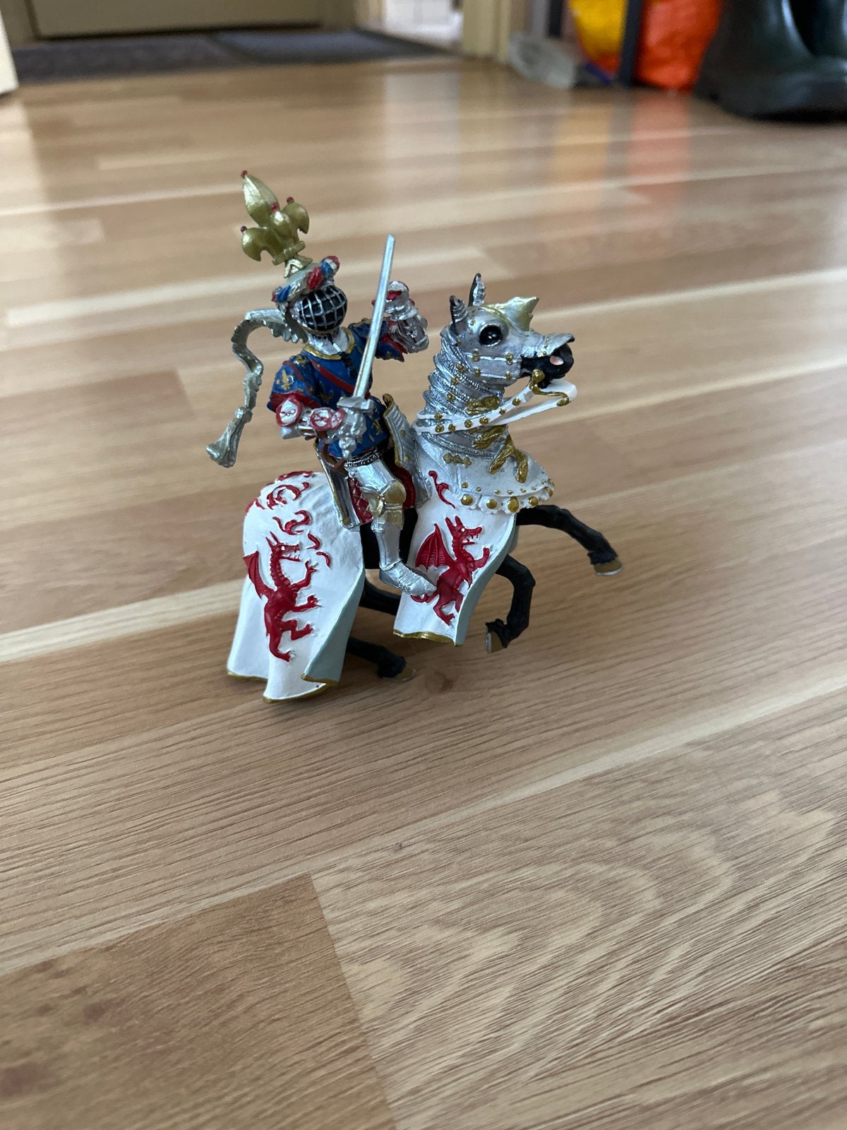 Ridder te paard speelfiguur - Schleich/Papo stijl, Ophalen of Verzenden, Zo goed als nieuw