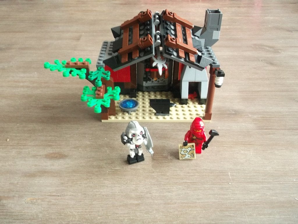 lego ninjago 2508 blacksmith shop (2011), Ophalen of Verzenden, Gebruikt, Complete set, Ninjago