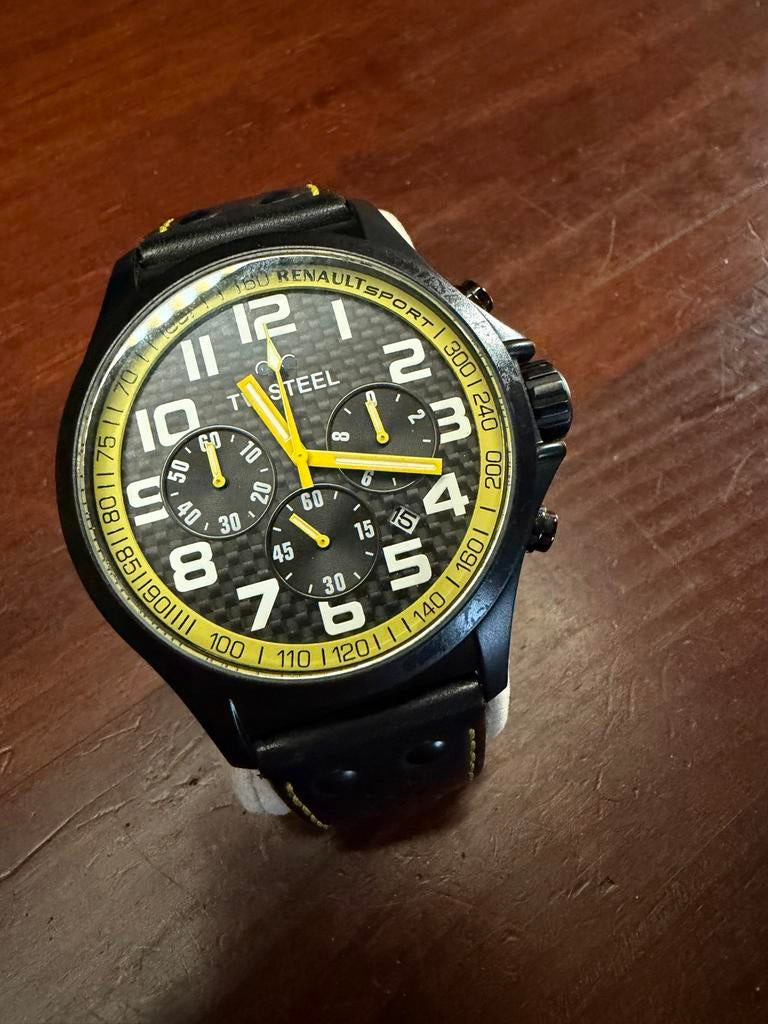 TW Steel TW452 Renault Sport Chronograaf, Staal, Polshorloge, Ophalen, Overige merken