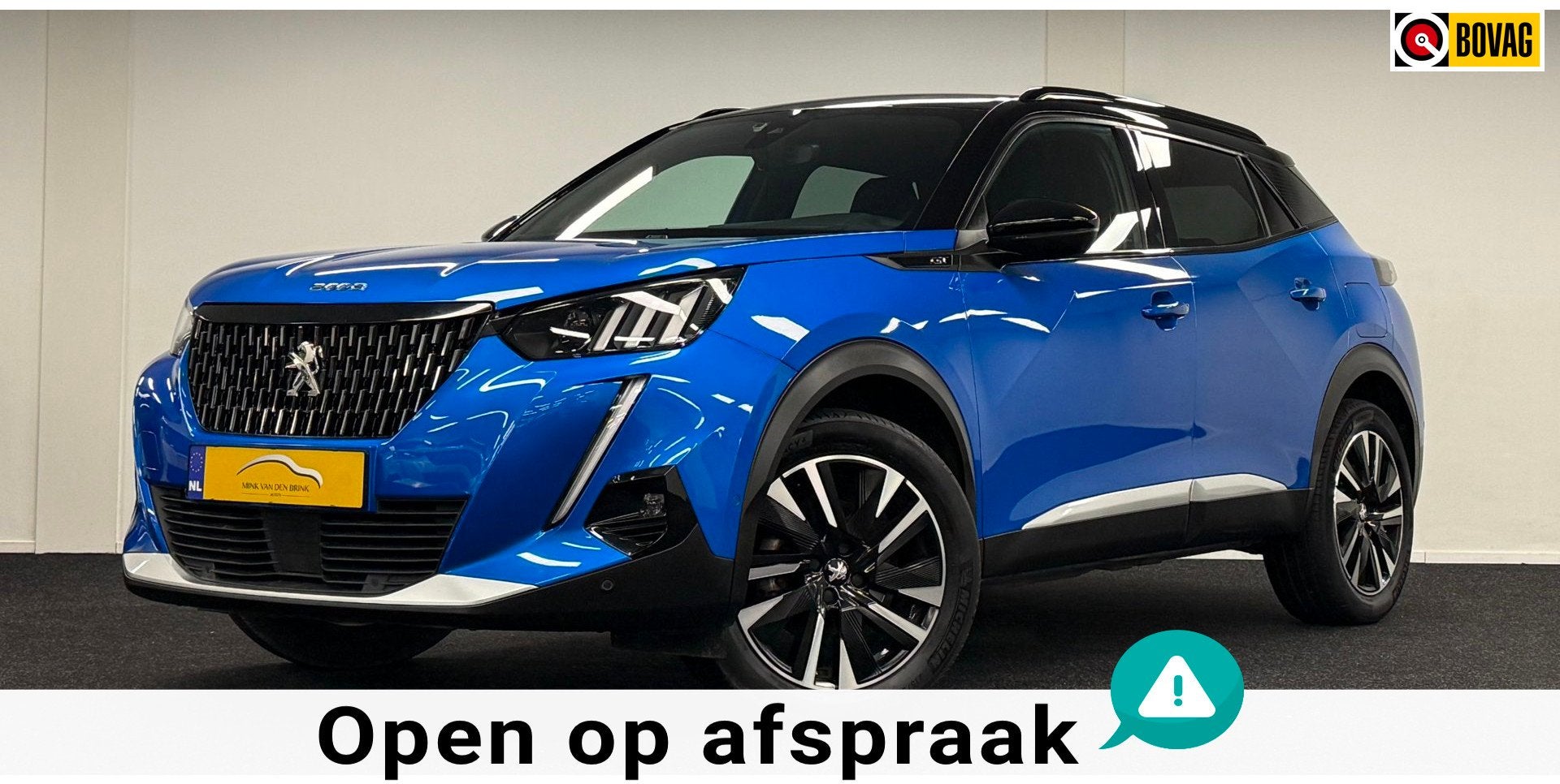 Peugeot 2008 1.2 GT-Line155PK *NweDBriem*DigiDisplay*Adaptiv, Auto's, Gebruikt, Zwart, Blauw, 155 pk