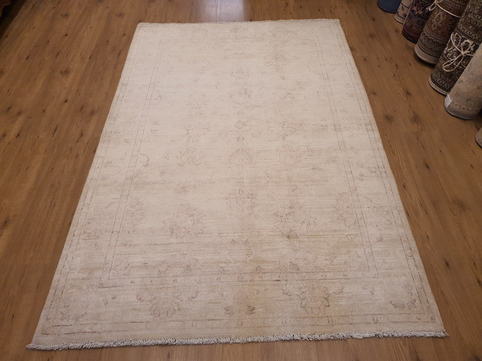 Handgeknoopt oosters tapijt ziegler 207x138, Info@SlatsAntiek.nl, Bruin, 100 tot 150 cm, Perzisch