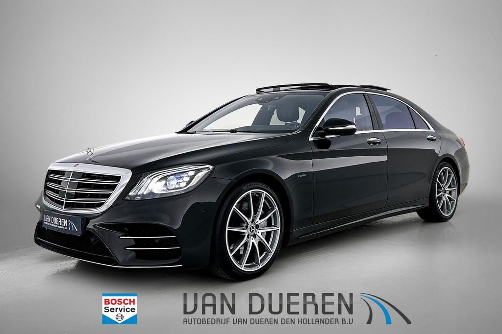 Mercedes-Benz S-Klasse 560e Lang AMG-Line Premium Plus Elec., 12 maanden, Achterwielaandrijving, Gebruikt, 489 pk