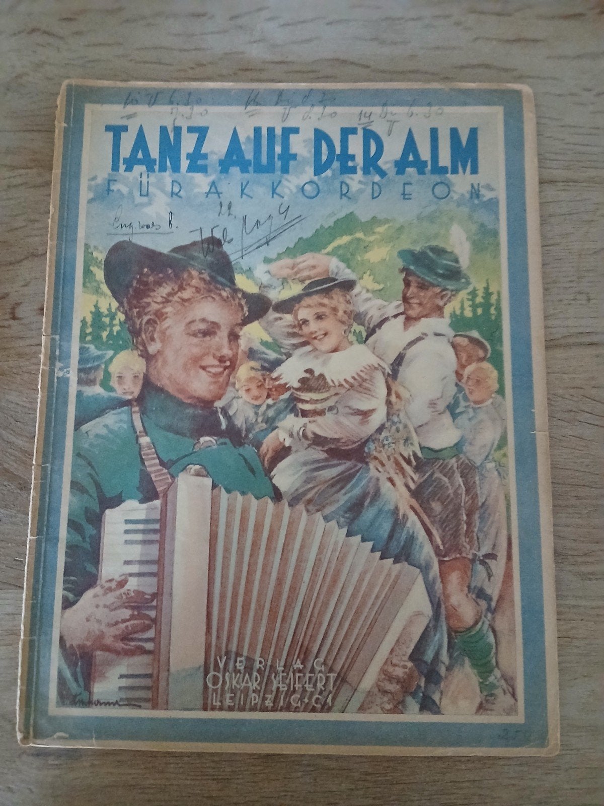 Tanz auf der Alm - Muziekboek voor Accordeon, Gebruikt, Overige genres, Overige soorten, Ophalen of Verzenden